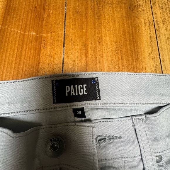 Paige Normandie Gray Jeans - Picture 2 of 4